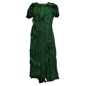 Reformation Green Dress